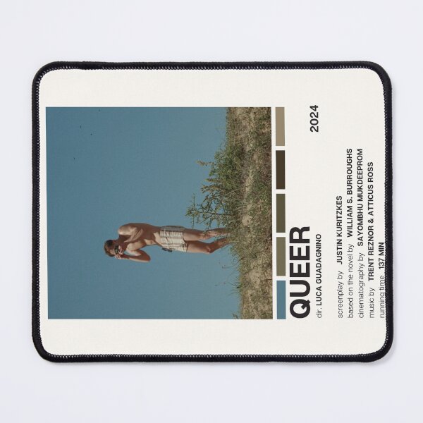 Item preview, Queer (2024) Movie Poster designed and sold by YellowishCat15.