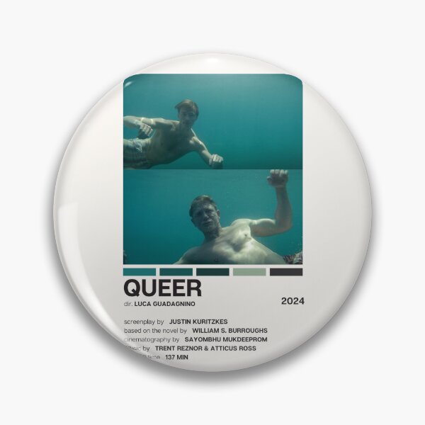 Item preview, Queer (2024) Movie Poster designed and sold by YellowishCat15.