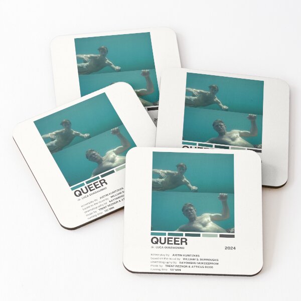 Item preview, Queer (2024) Movie Poster designed and sold by YellowishCat15.