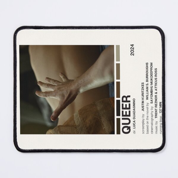 Item preview, Queer (2024) Movie Poster designed and sold by YellowishCat15.