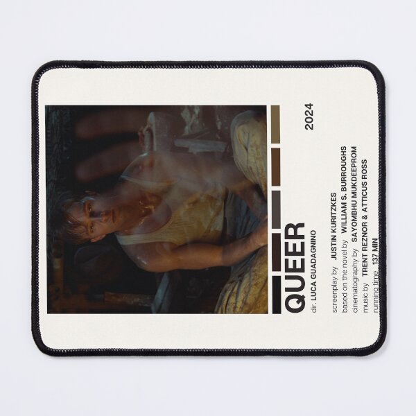 Item preview, Queer (2024) Movie Poster designed and sold by YellowishCat15.