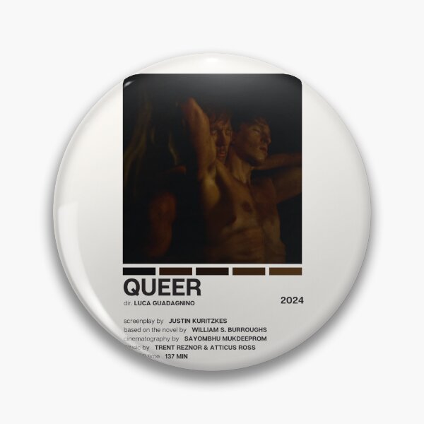 Item preview, Queer (2024) Movie Poster designed and sold by YellowishCat15.