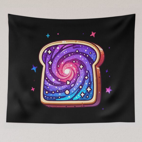 Item preview, Galaxy Toast: A Cosmic Breakfast Delight designed and sold by Porosenok.