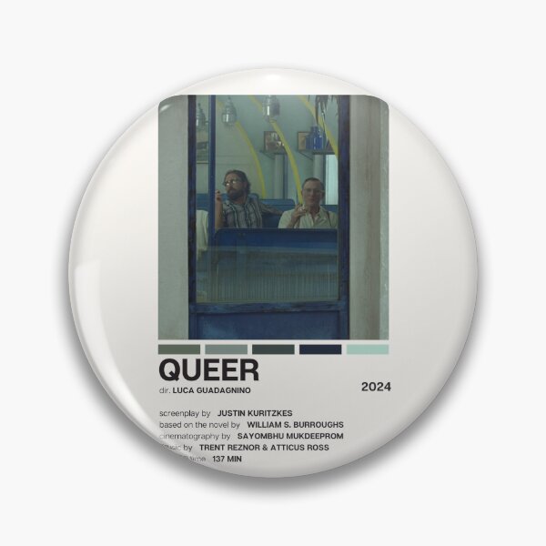 Item preview, Queer (2024) Movie Poster designed and sold by YellowishCat15.
