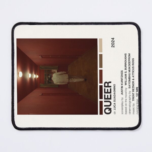 Item preview, Queer (2024) Movie Poster designed and sold by YellowishCat15.