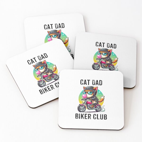 Item preview, Cat Dad Biker dad Cat owner dad Cute gift for dad Father's day gift Birthday gift designed and sold by WHDProduction45.
