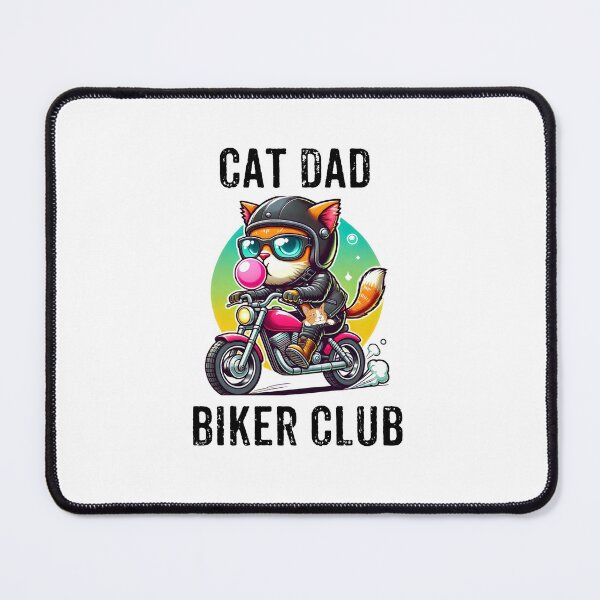 Item preview, Cat Dad Biker dad Cat owner dad Cute gift for dad Father's day gift Birthday gift designed and sold by WHDProduction45.