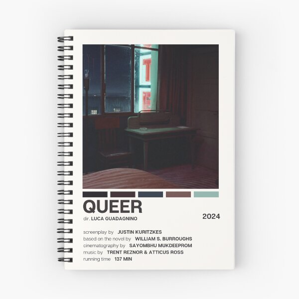 Item preview, Queer (2024) Movie Poster designed and sold by YellowishCat15.