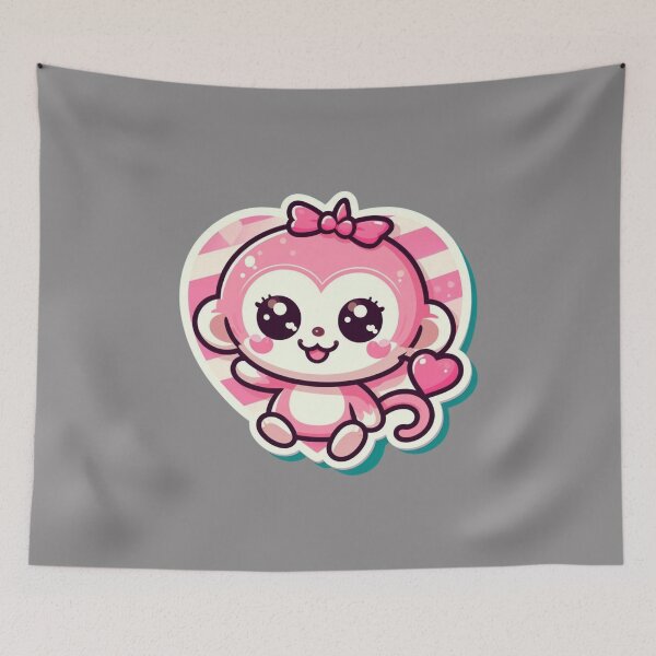 Item preview, Lovely Valentine Monkey designed and sold by ArtistEmbrace.