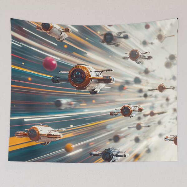 Item preview, Warp Speed Journey designed and sold by NomadicDreamer.