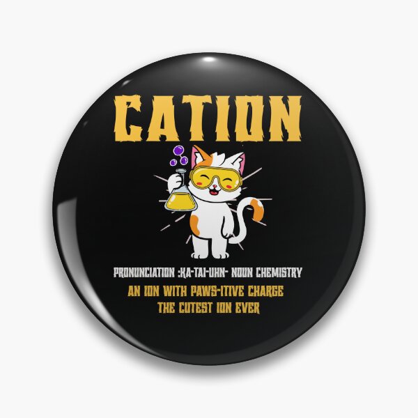 Item preview, Cation Funny Chemistry Humor Science Teacher Cat Pun designed and sold by MizoX7.