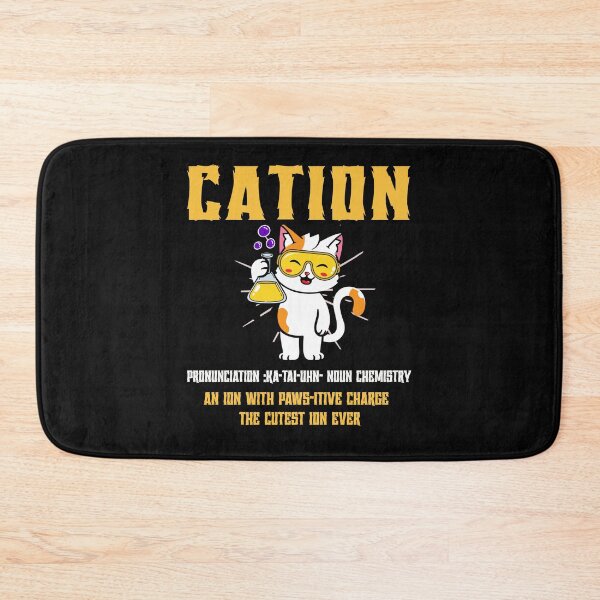 Item preview, Cation Funny Chemistry Humor Science Teacher Cat Pun designed and sold by MizoX7.