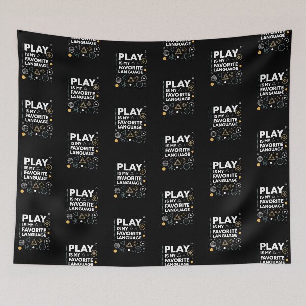 Item preview, Play Is My Favorite Language designed and sold by SignumShop.