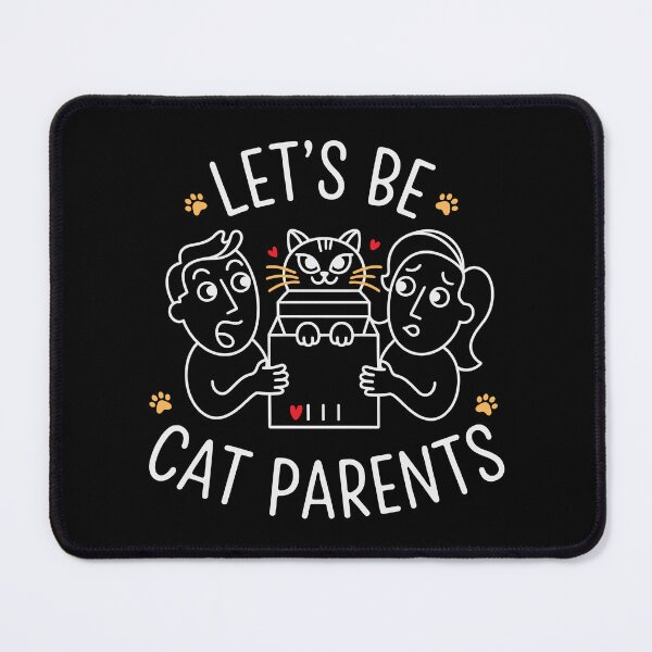 Item preview, Let's Be Cat Parents | Cute Cat Lover Couples Cat Mom & Dad designed and sold by tmerchtrends.