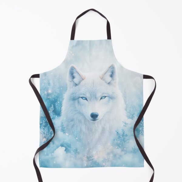 Item preview, Cosmic White Wolf in Winter Landscape designed and sold by AshiraCreations.