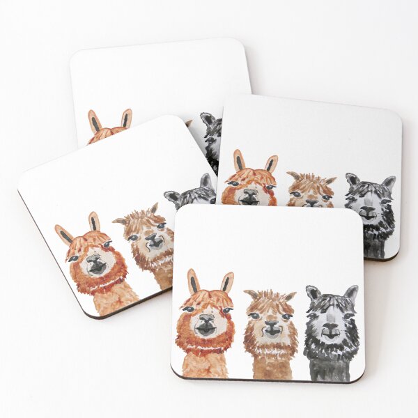 Item preview, A Trio of Alpacas  designed and sold by thetinytortoise.