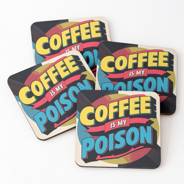 Item preview, Coffee is my poison pop art designed and sold by Seanyah.