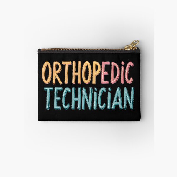 Item preview, Orthopedic Technician colorful  funny typography designed and sold by bukajart.