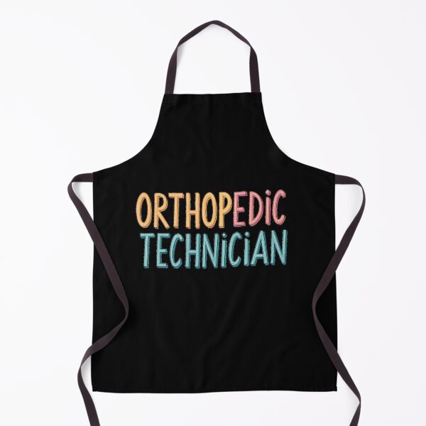Item preview, Orthopedic Technician colorful funny typography designed and sold by bukajart.