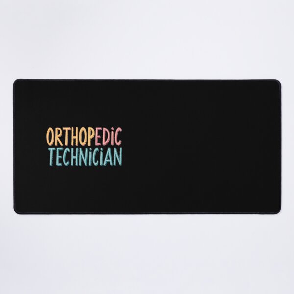 Item preview, Orthopedic Technician colorful  funny typography designed and sold by bukajart.