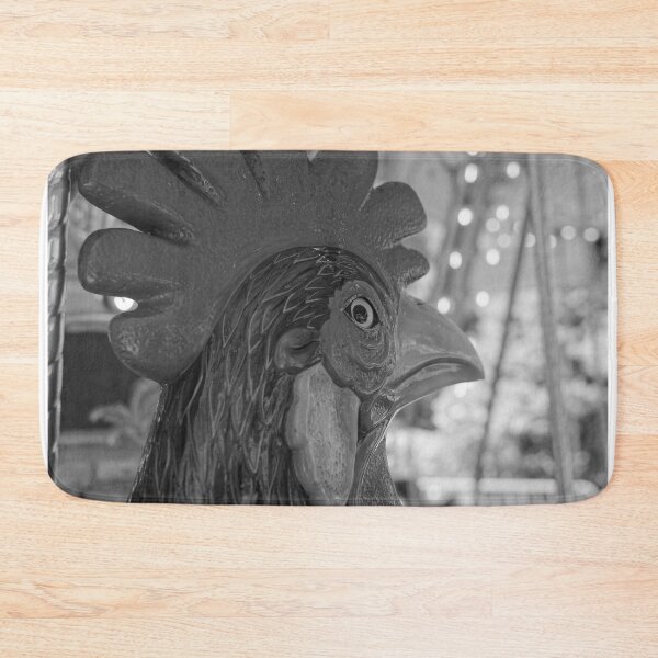 Item preview, Carousel Rooster (B/W) designed and sold by Crystal Vision Photo Art.