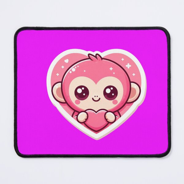 Item preview, Valentine Pink Monkey designed and sold by ArtistEmbrace.