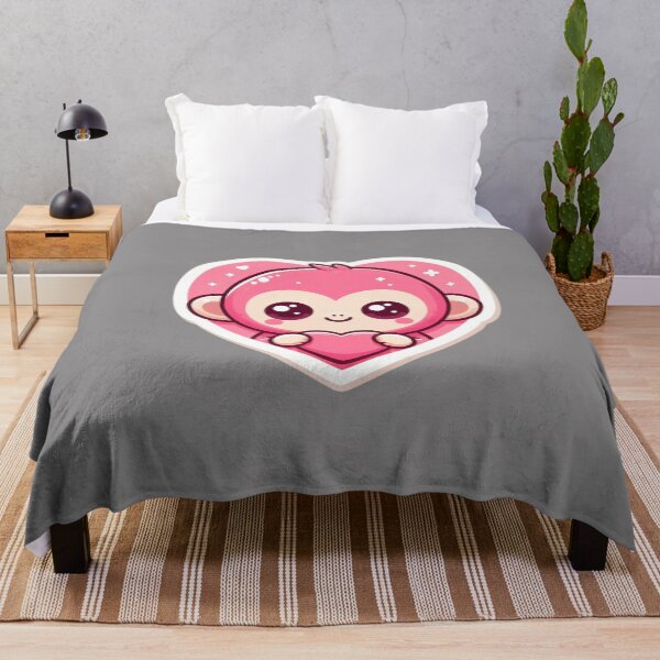 Item preview, Valentine Pink Monkey designed and sold by ArtistEmbrace.