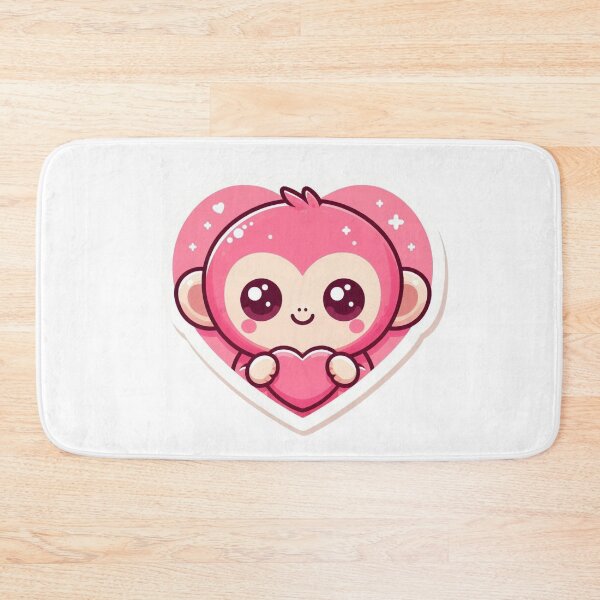 Item preview, Valentine Pink Monkey designed and sold by ArtistEmbrace.