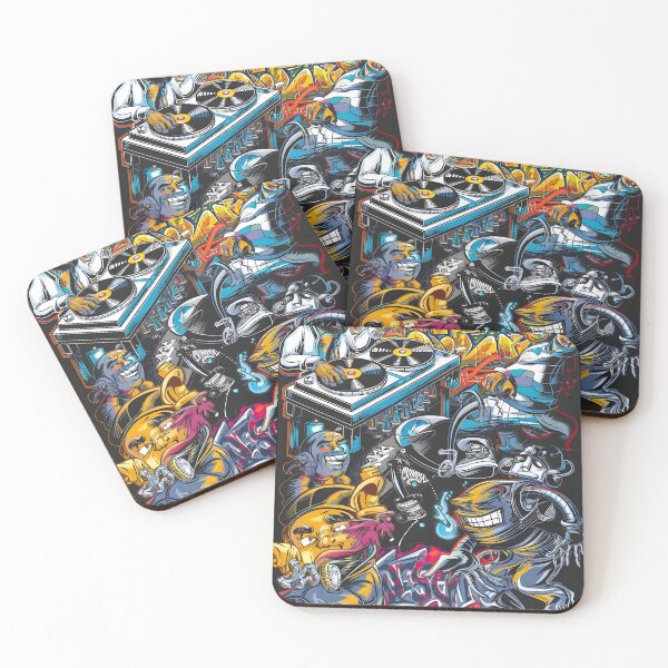 Item preview, graffiti-style hip-hop scene  designed and sold by BashmentBoss.