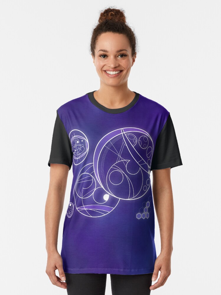 Alternate view of TimeSpace Ship Interface Graphic T-Shirt