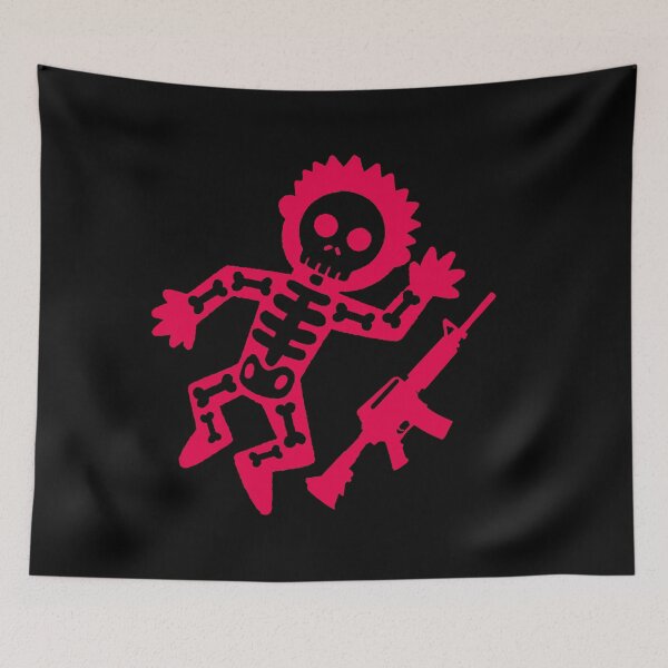 Item preview, Punk Skeleton With Rifle designed and sold by UNK-Fatigues.