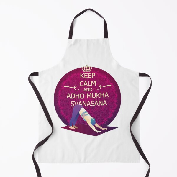 Item preview, Keep Calm and Adho Mukha Svanasana - Yoga Merchandise designed and sold by Isma Bou Grafik.