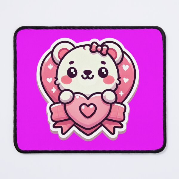 Item preview, Valentines day Teddy With Hearts designed and sold by ArtistEmbrace.