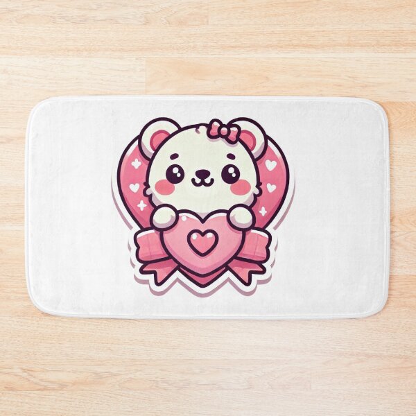 Item preview, Valentines day Teddy With Hearts designed and sold by ArtistEmbrace.