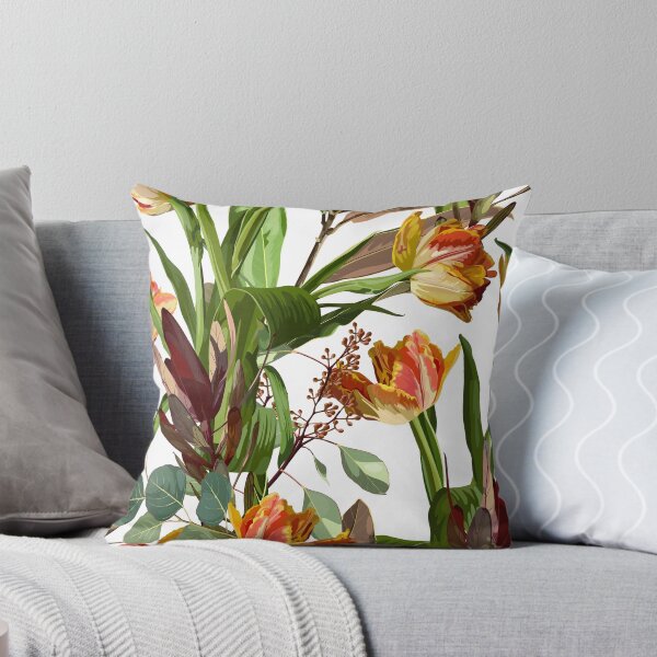 Item preview, Flowers of Spring orange tulips, eucalyptus, herbs. designed and sold by MatyKotiv.