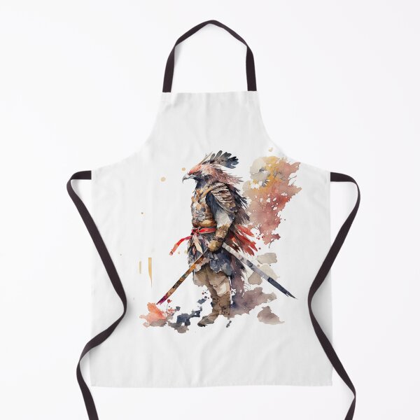 Item preview, Samurai Eagle Watercolor designed and sold by Marcu Ioachim.