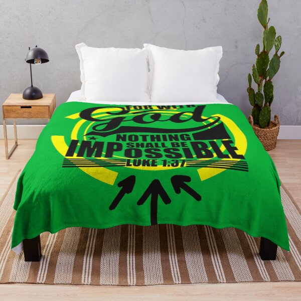 Item preview, For With God Nothing Shall Be Impossible - Luke 1:37 designed and sold by UnikatArt.
