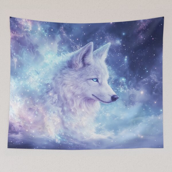 Item preview, Wolf Amidst the Galaxy of Stars designed and sold by AshiraCreations.