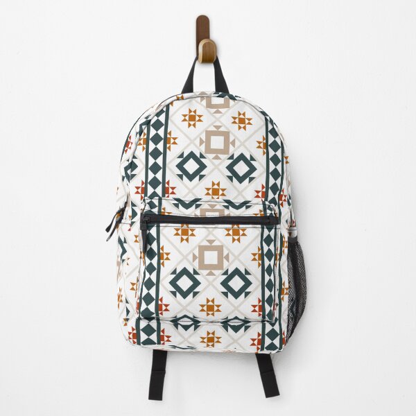 Item preview, Rustic Geometric Quilt Pattern with Star and Diamond Details designed and sold by BlueLela.