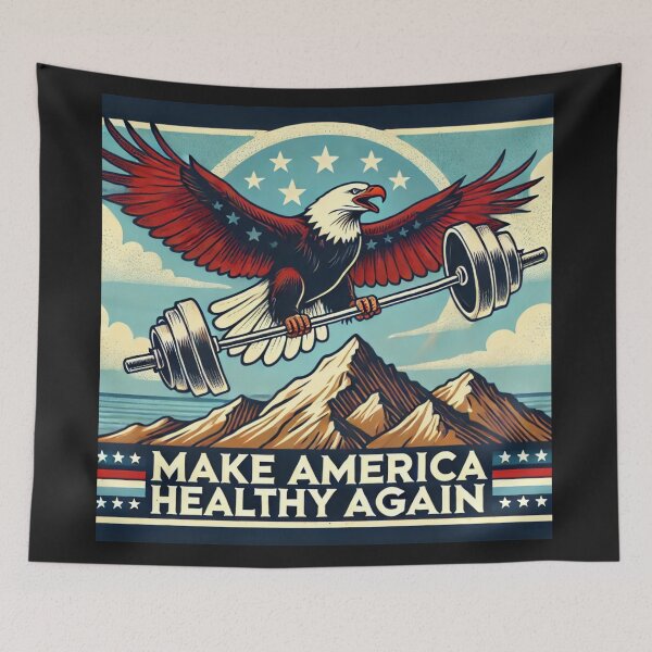 Item preview, make america healthy again designed and sold by TEEJAMBOREE.