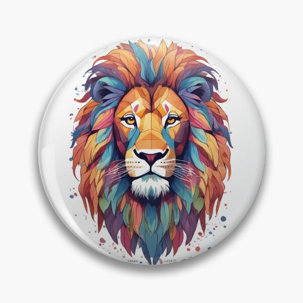Item preview, Lion multicolour designed and sold by Art-fashiontop.