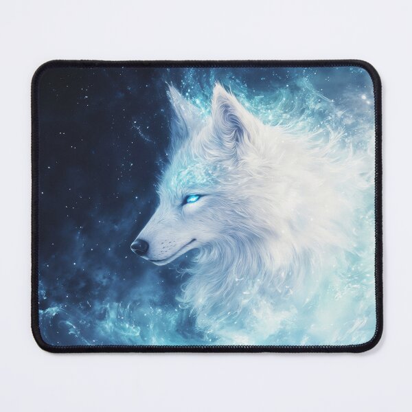 Item preview, Glowing Wolf in a Celestial Dream designed and sold by AshiraCreations.