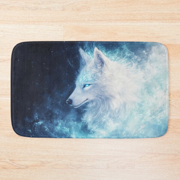 Item preview, Glowing Wolf in a Celestial Dream designed and sold by AshiraCreations.