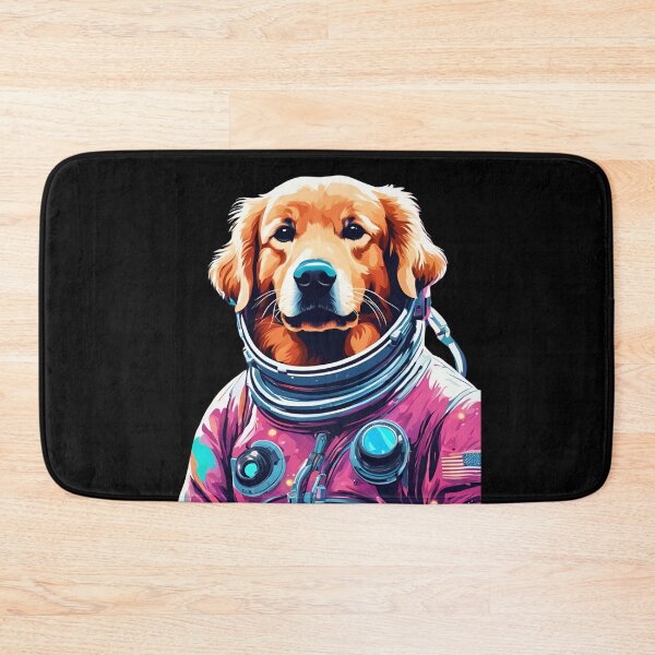 Item preview, Astronaut Golden Retriever dog in space designed and sold by Golden-Heaven.