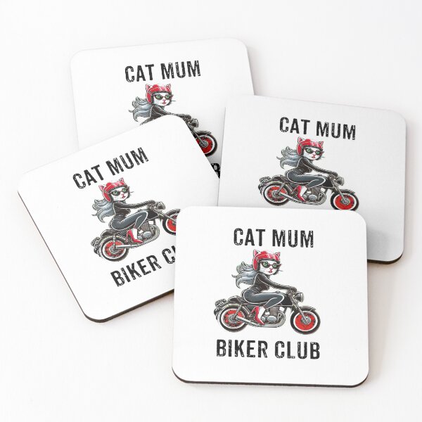 Item preview, Cat mum, Biker cat mum, Valentine's day gift for cat mum, Birthday gift, Lady cat owner gifts designed and sold by WHDProduction45.
