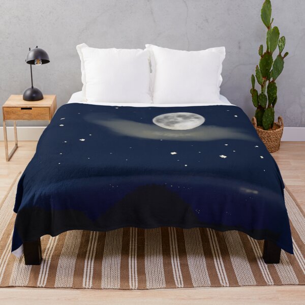 Item preview, starry sky with moon designed and sold by LiskoDesign.