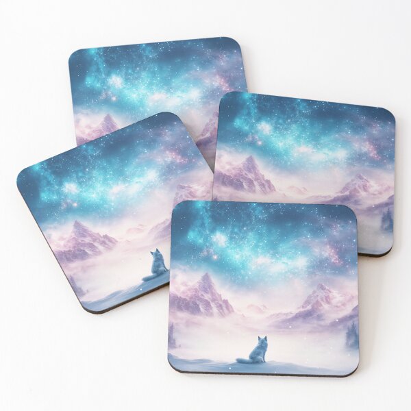Item preview, Majestic Wolf and Snowy Mountains designed and sold by AshiraCreations.