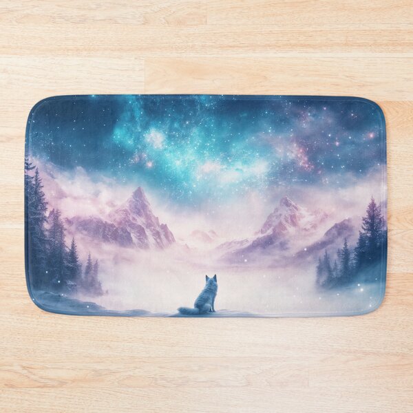 Item preview, Majestic Wolf and Snowy Mountains designed and sold by AshiraCreations.