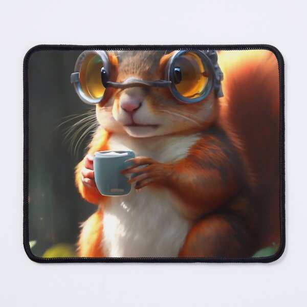Item preview, Squirrel wearing glasses designed and sold by M-Y-A-R-T-.