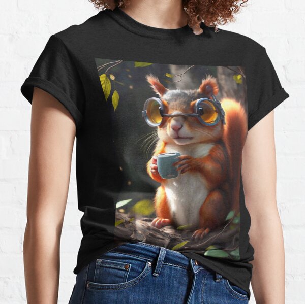 Item preview, Squirrel wearing glasses designed and sold by M-Y-A-R-T-.